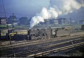 A Light Engine Move Past The Invading Diesels Grabs John S Attention Away From The Shop Overview Shots He D Pennsylvania Railroad Altoona Long Island Railroad