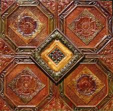 4x4 Antique Tin Ceiling Tiles 4 Way By Kenny The Tin Man Hoff Antique Ceiling Tile Antique Tin Ceiling Tile Tin Ceiling