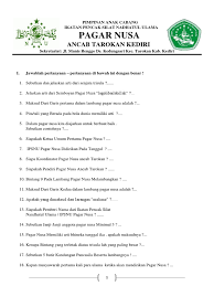 Berikut ini adalah salah contoh soal pilihan ganda tentang pencak silat lengkap jawaban yang kami sajikan kepada yang membutuhkannya. Soal Pagar Nusa