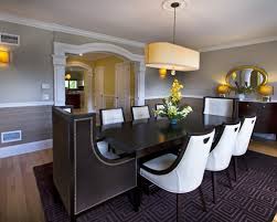 Once, chair rail moldings lost their function when the to make a formal sense in a room, a chunky chair rail mold is so recommended. Dining Room Decorating Ideas With A Chair Rail