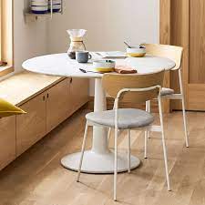 These items are in lovely modern small round dining table & 3 chairs table is a concrete style effect top with chrome. The 8 Best Round Dining Tables Of 2021