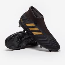 Cороконожки adidas predator 20.3 tf черные. Adidas Predator 19 3 Laceless Fg Schwarz Gold Herren Fussballschuhe Fester Boden Pro Direct Soccer