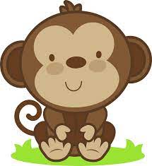 Baby Monkey Baby Animal Art Monkey Baby Shower Baby Monkey Letras animadas para bebes letras del alfabeto educacion dibujos. baby monkey baby animal art monkey