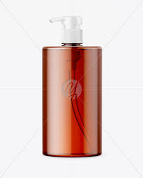 Download Amber Plastic Bottle With Pump Mockup Front View In Bottle Mockups On Yellow Images Object Mockups PSD Mockup Templates