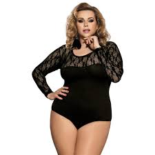 Bénéficiez de la livraison gratuite ! Body En Dentelle A Manches Longues Noir Pour Femme Body Sexy De Grande Taille De Haute Qualite Mini Combinaisons Pour Femmes Automne Aliexpress