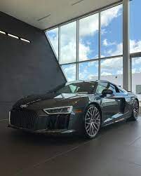 Stunning 2017 Audi R8 V10 Plus In Daytona Grey Pearl Available Today At Audi Columbus Audi R8 V10 Plus Audi R8 V10 Audi R8