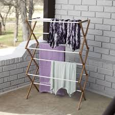Nine bars for drying and it folds down easily for storage. Collapsible Bamboo Clothes Dryer With Plastic Covered Drying Rods In 2021 Clothes Drying Racks Drying Clothes Household Essentials