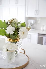 Our Dark To White Kitchen Remodel Before And After Kitchen Island Decor Glam Kitchen Decor Island Decor