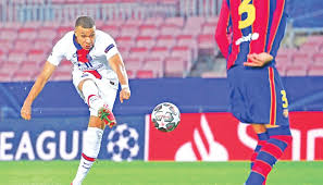 Kylian mbappe scored his 100th club goal on wednesday night which makes him the youngest to reach that tally out of europe's elite. Devastating Mbappe Destroys Barca