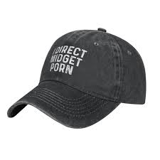 I Direct Midget Porn Hat for Men Baseball Cap Cool Cap Black at Amazon  Womens Clothing store