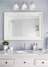 White Frame Bathroom Mirror Google Search Bathroom Lighting Design Shabby Chic Bathroom Bathrooms Remodel