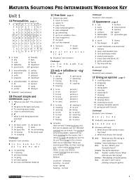 Scopri materiali e tracce svolte di prima e seconda prova, appunti della maturità, nomi e domande dei commissari esterni, materie del secondo scritto, novità dell'esame. Maturita Solution Pre Intermediate Workbook Pdf Swimming Sports