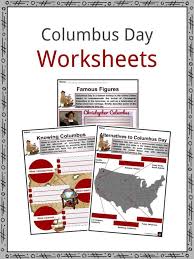 Free printables and worksheets all about the circus. Columbus Day Facts Worksheets Historical Significance For Kids
