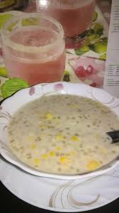 Sesuai untuk kesihatan kerana mengandungi serat. Namakucella Bubur Barli Campur Jagung