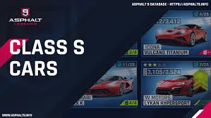 Rimac c_two elite grand prix: Class S Car List Asphalt 9 Car List Asphalt 9 Legends Database