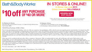 10 Off Purchase At Bath Body Works Coupon Bath And Body Works Bath And Body Bath Body Works Coupon