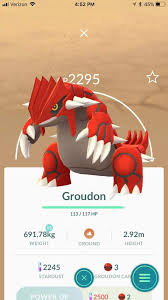 Groudon, the cover legendary of pokemon ruby, made an abrupt appearance in pokemon go shortly after gen 3's partial release in december groudon is one of the top pokemon of the master league. Groudon Pokemon Go Hype Pokemon Let S Go Amino