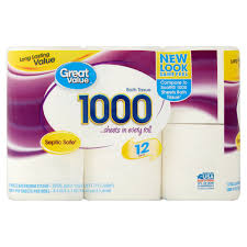 Explore a variety of regular rolls, double rolls and mega rolls for all your needs. Great Value 1000 Sheets Toilet Paper 12 Rolls Walmart Com Walmart Com
