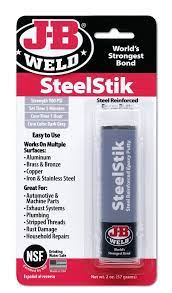 J B Weld Steelstik Steel Reinforced Epoxy Putty Stick Metal Adhesive Steel Stick Glue Haven T Tried It But Looks Useful Epoxy Putty Repair Welding Projects