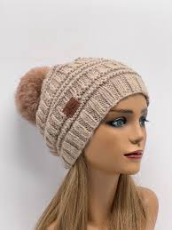 Buy Alpaca Beanie With Baby Alpaca Pompom,cappucino Paula Winter Warm  Hat,hand Made Alpaca Hat,winter Hat,natural Cacao Dyed Alpaca Slouchy  Online in India