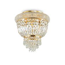 Antique flush crystal chandelier, low ceiling home lighting vintage pendant. I L 200996 Ceiling Lamp Dubai E14 3 Lights Without Bulbs