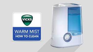 Vicks Warm Mist Humidifier V750 - How To Clean - Youtube