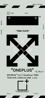 Wallpaper Off White C O Oneplus Latar Belakang Ilustrasi