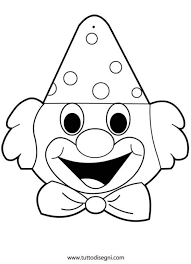 Disegni Di Carnevale Da Colorare Pagliaccio Tuttodisegni Com Carnevale Pagliacci Idee Carnevale Fai Da Te
