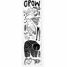 Wee Gallery Nordic Canvas Growth Chart