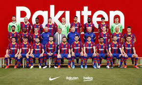 While culés are not unfamiliar with the design, as it was leaked quite a while ago, it is the first time that the kit is seen on the players. Image Barcelona S Official Team Photo For 2020 21 Barca Universal