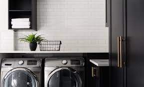 15 Fantastic Black And White Laundry Room Decoration Ideas On A Budget Black And White Laundry Room Laundry Room Color Schemes White Laundry Room