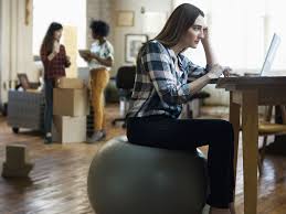 Use the ball and chair skeleton to sit at your desk, and then remove the ball easily for working out. Exercise Ball Chair Active Sitting Pros And Cons