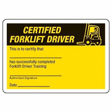 Use this osha required form to ensure day to day safety while operating a forklift. Forklift Certification Card Template In 2020 Card Templates Free Card Template Certificate Design Template