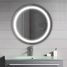 Bathroom vanity mirrors can be frustrating. Vanity Art 24 Frameless Round Led Lighted Illuminated Vertical Bathroom Vanity Wall Mirror With Sensor Switch Clear On Sale Overstock 12364408
