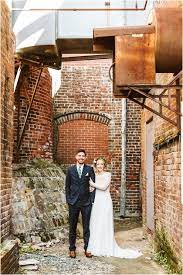 Chelsea Kyle The Cloth Mill At Eno River Wedding Hillsborough Nc Industrial Wedding Inspiration Industrial Wedding Venues Emerald Green Weddings
