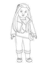 Here are the coloring pages josie requested! American Girl Isabelle Doll Coloring Page Free Printable Coloring Pages For Kids