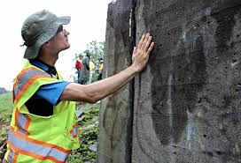 Maybe you would like to learn more about one of these? Inspecting A Floodwall In Johnson City Ny