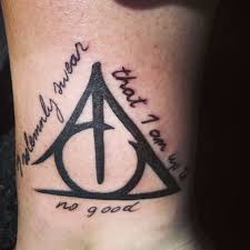 Harry Potter Tattoo If I Could Find A Quote That Went Better With The Deathly Hallows Symbol Tattoos Harry Potter Tattoo Harry Potter Tattoos
