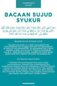 Anda juga bisa memehami tata cara sujud syukur saat sholat dengan cara berdoa. Pin Di Fikih