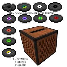 Minecraft Jukebox And Record Disc Magnets By Vandonovan On Deviantart 1920 minecraft jukebox 3d models. minecraft jukebox and record disc
