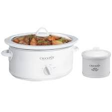 If using a crock pot wasn't easy enough, there are programmable models that have specific settings for different foods. Crock Pot Offer The Best Crock Pot Scv553km 5 1 2 Quart Oval Manual Slow Cooker With Dipper White This Awesome Product Curr Crockpot Settings Crock Crockpot
