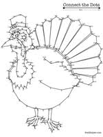 Seasonal dot to dot printables. Thanksgiving Dot To Dots Worksheets Lessons And Printables