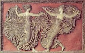 A Depiction Of Ancient Greek Dance Greek Dancing Ancient Dancers Art