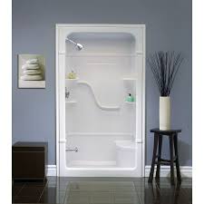 Transform the look and feel of your bathroom with a shower enclosure. Modern Bathroom With Fiberglass Shower Stall Seat Lowes And Pertaining To Fiberglass Acrylic Shower Walls Fiberglass Shower Stalls Fiberglass Shower Enclosures