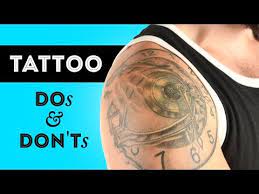 Every single skin tattoo that is inked into an area of skin might cause an open wound that your body will need to protect until it heals. Tattoo Dos And Don Ts