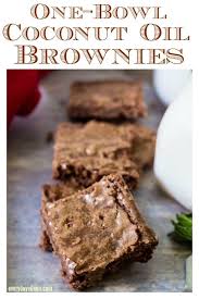 Homemade Brownies Are Always Delicious Coconut Oil Brownies Are Made With Butter Flavored Coconut Oil Oil Brownies Coconut Oil Brownies Brownies Recipe Easy