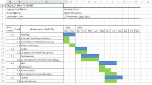 Gantt Chart Office 2007 Monthly Behavior Calendar Template