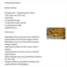 Resepi puding roti updated their profile picture. Resepi Puding Roti Kukus Roti Recipe Roti Bread Bread Recipes