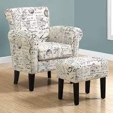 monarch specialties vintage french accent chair and ottoman chair and ottoman french accent chairs accent chairs