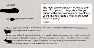 If you get hired soon, this sub could always use the good news. Man Quits Healthcare Job To Become A Pirate In Epic Resignaiton Letter
